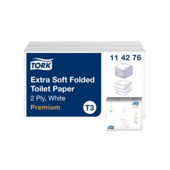 Tork T3 extra weiches Einzelblatt Toilettenpapier