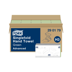 Tork H3 Zickzack Handtücher grün
