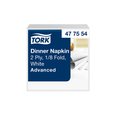 Tork weiße Dinnerservietten