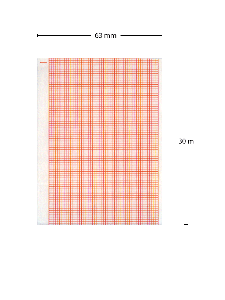 EKG-Papier, Nihon Kohden RQS 63-3 