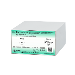 Polyester S® 45 cm,  USP 3/0, GR 19, Metric 2 