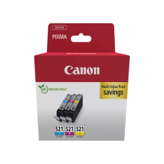 Canon CLI 521 C/M/Y Multipack original, 3 Farben