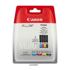 Canon CLI 551 MP original, 4 Farben (BK/C/M/Y)