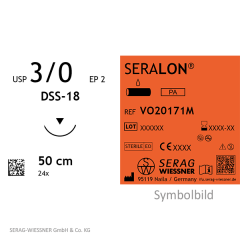 Seralon® 75 cm, USP 2/0, DS 18, Metric 3 