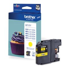 Brother LC 123 original, yellow (gelb)