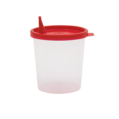 Urinbecher mit Schnappdeckel 125 ml, VE 500