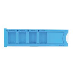 Medikamenten-Dispenser blau