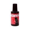 Kores Stempelfarbe schwarz, 27 ml